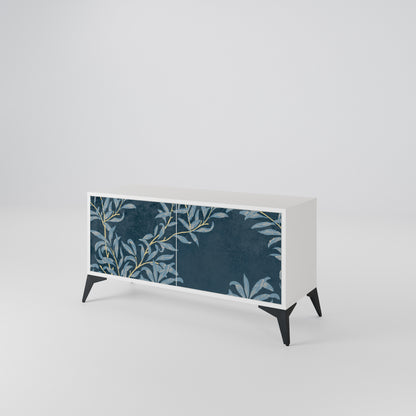 BLUE LEAVES Mobile TV Compatto a 2 Ante