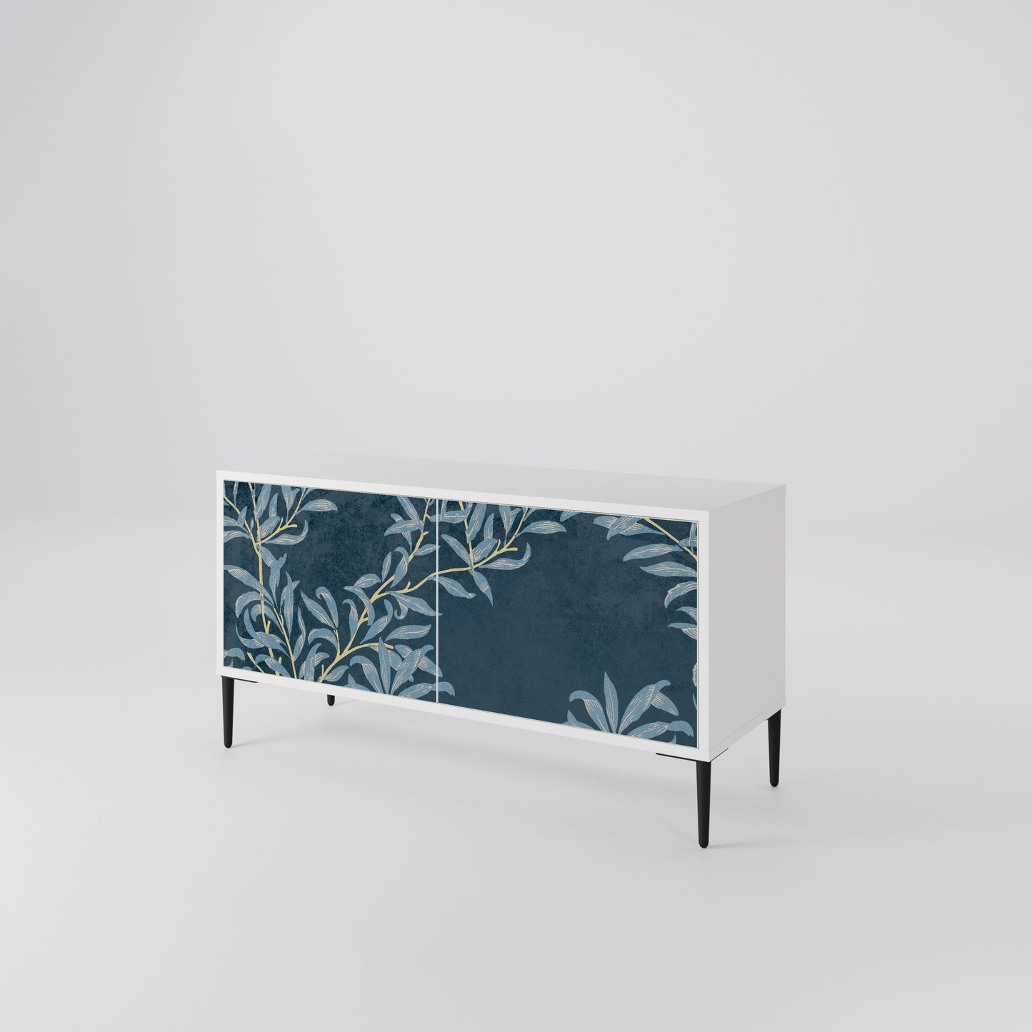 BLUE LEAVES Mobile TV Compatto a 2 Ante