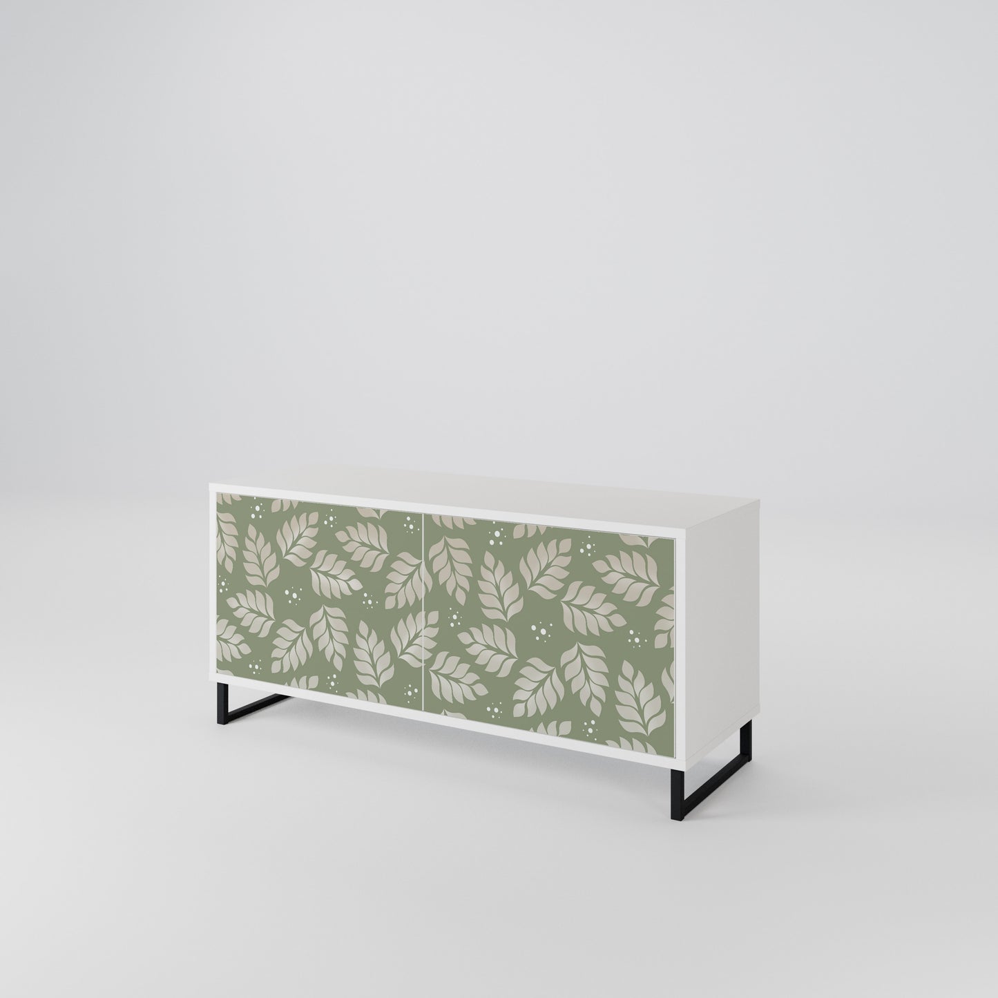 LEAVES ON GREEN Mobile TV Compatto a 2 Ante