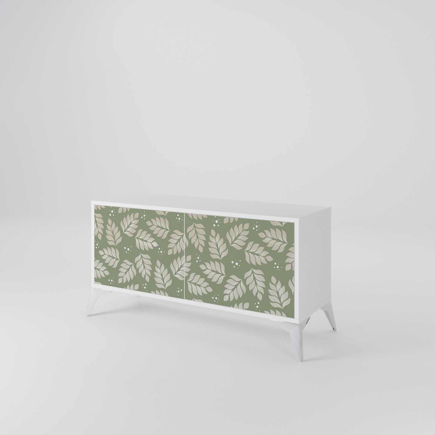 LEAVES ON GREEN Mobile TV Compatto a 2 Ante