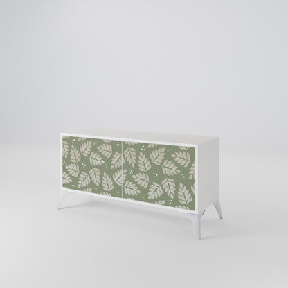 LEAVES ON GREEN Mobile TV Compatto a 2 Ante