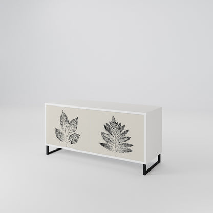 LEAFY STAMPS Mobile TV Compatto a 2 Ante