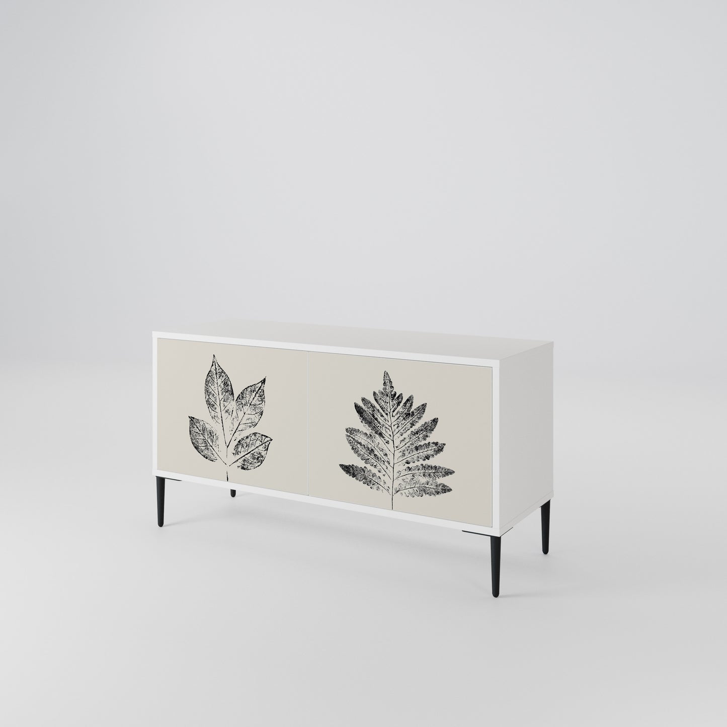 LEAFY STAMPS Mobile TV Compatto a 2 Ante