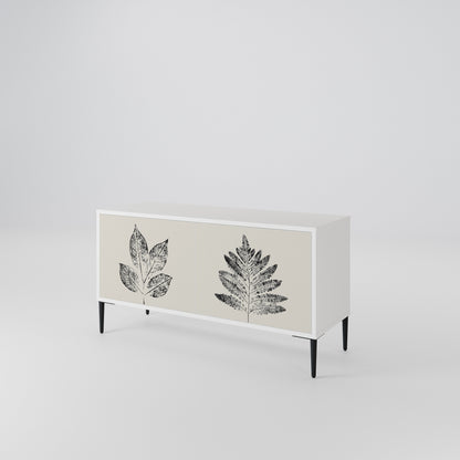 LEAFY STAMPS Mobile TV Compatto a 2 Ante