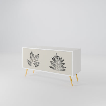 LEAFY STAMPS Mobile TV Compatto a 2 Ante