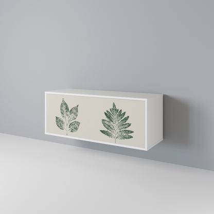 GREEN LEAFY STAMPS Mobile TV Compatto a 2 Ante