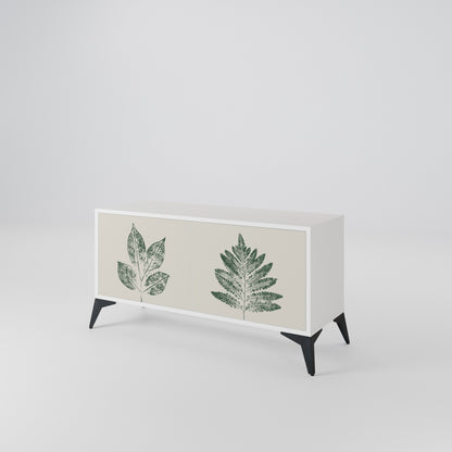 GREEN LEAFY STAMPS Mobile TV Compatto a 2 Ante