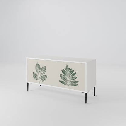 GREEN LEAFY STAMPS Mobile TV Compatto a 2 Ante
