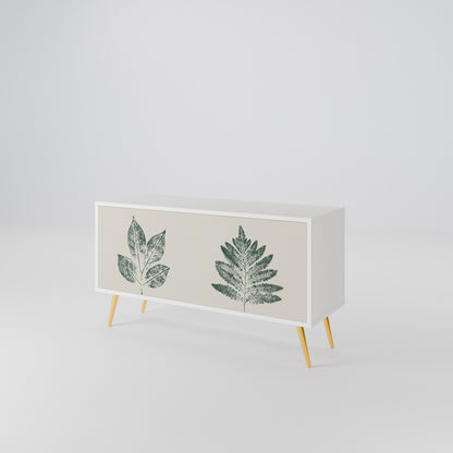 GREEN LEAFY STAMPS Mobile TV Compatto a 2 Ante