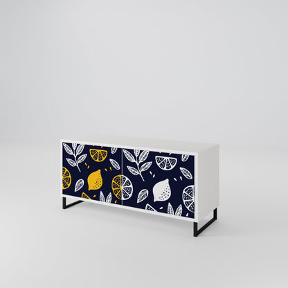 CITRUS BLACK AND WHITE Mobile TV Compatto a 2 Ante