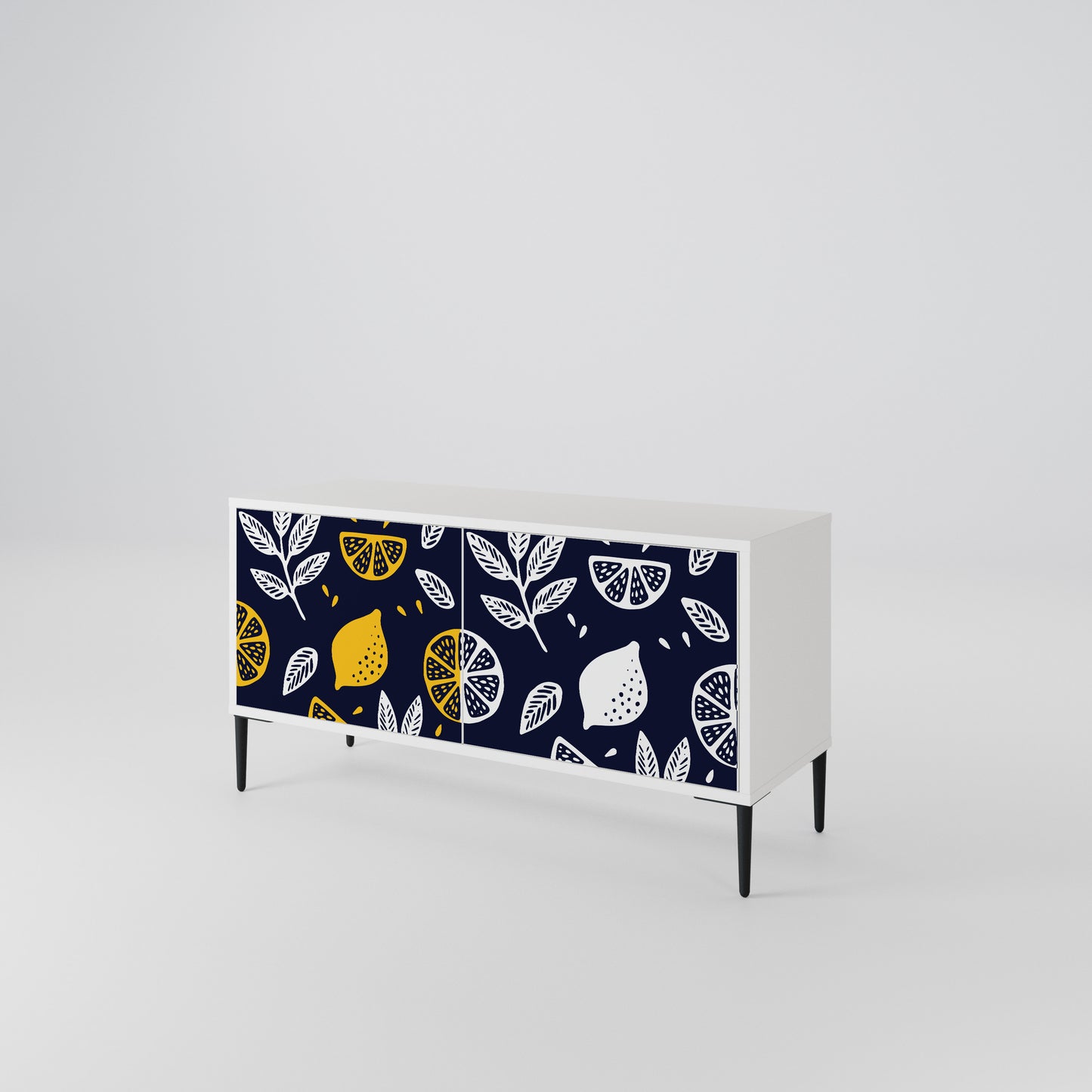 CITRUS BLACK AND WHITE Mobile TV Compatto a 2 Ante
