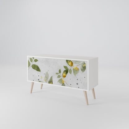 ELEGANT BOTANICS Mobile TV Compatto a 2 Ante