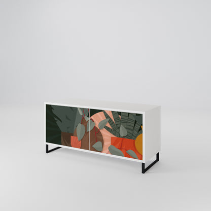 TROPICAL COMPOSITION Mobile TV Compatto a 2 Ante