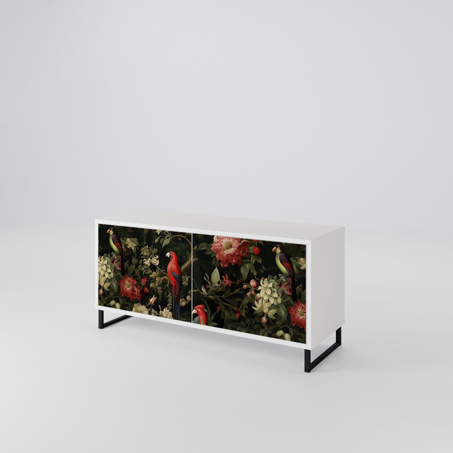 FLORAL FANTASIA Compact 2-Door TV Cabinet