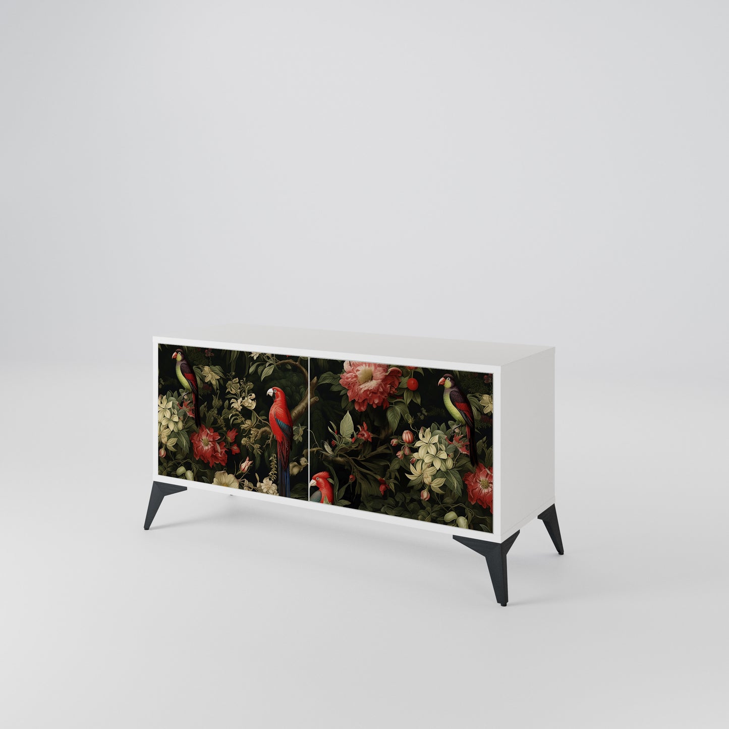 FLORAL FANTASIA Compact 2-Door TV Cabinet