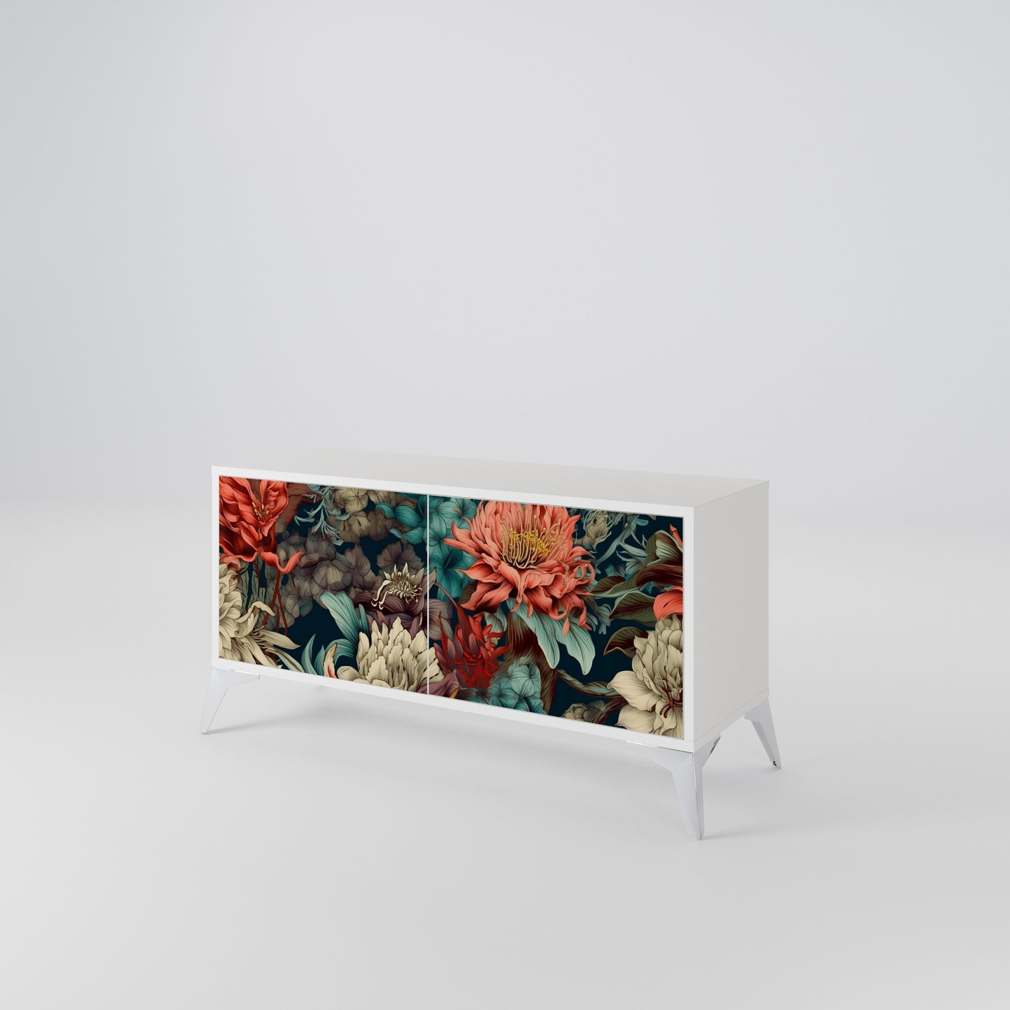 SPROUTING GRACE Compact 2-Door TV Cabinet