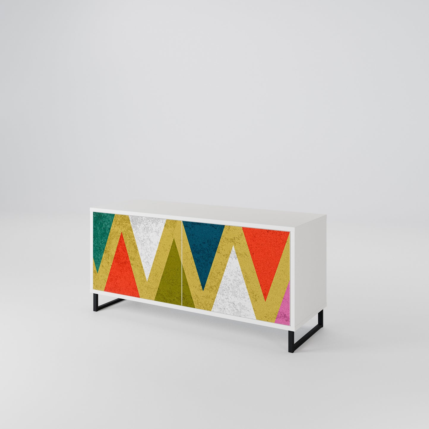 COLORFUL TRIANGLES Mobile TV Compatto a 2 Ante