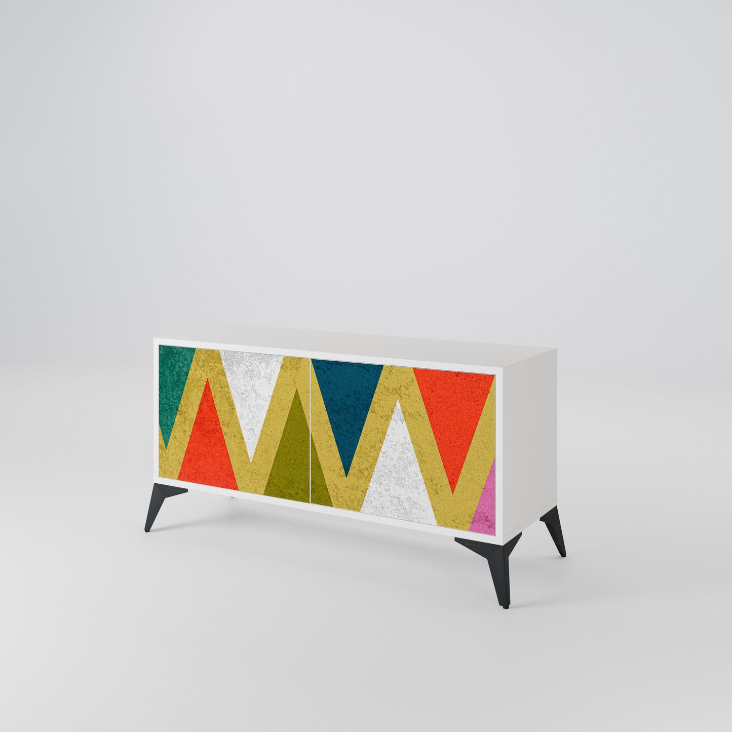 COLORFUL TRIANGLES Mobile TV Compatto a 2 Ante