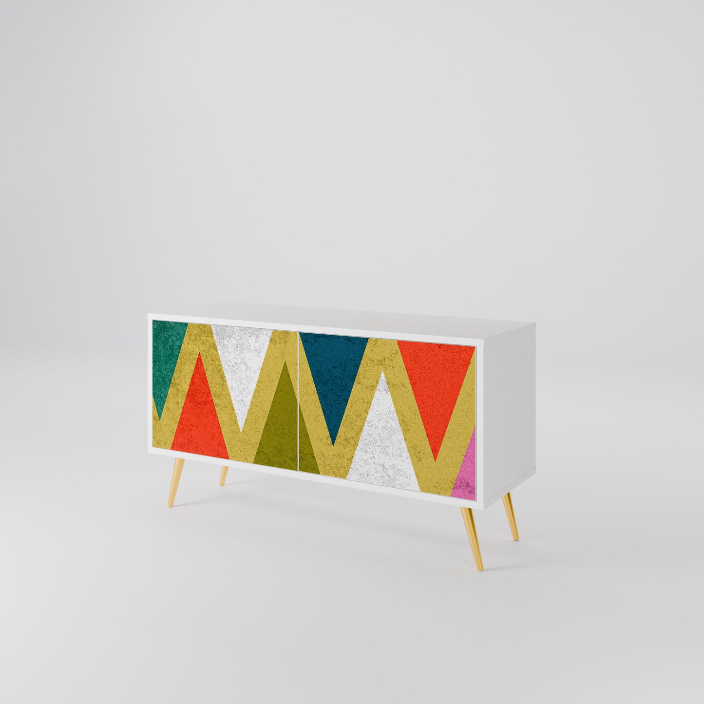 COLORFUL TRIANGLES Mobile TV Compatto a 2 Ante