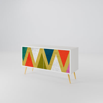 COLORFUL TRIANGLES Mobile TV Compatto a 2 Ante