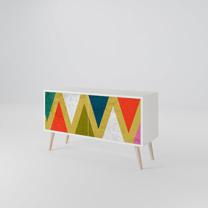 COLORFUL TRIANGLES Mobile TV Compatto a 2 Ante