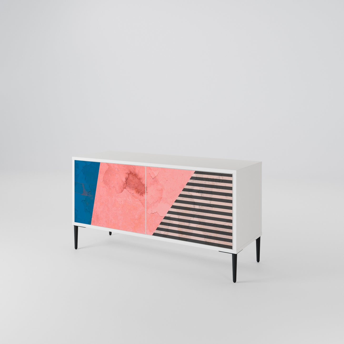 GLAMOROUS STRIPE Mobile TV Compatto a 2 Ante