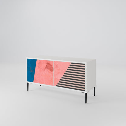 GLAMOROUS STRIPE Mobile TV Compatto a 2 Ante