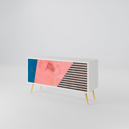 GLAMOROUS STRIPE Mobile TV Compatto a 2 Ante