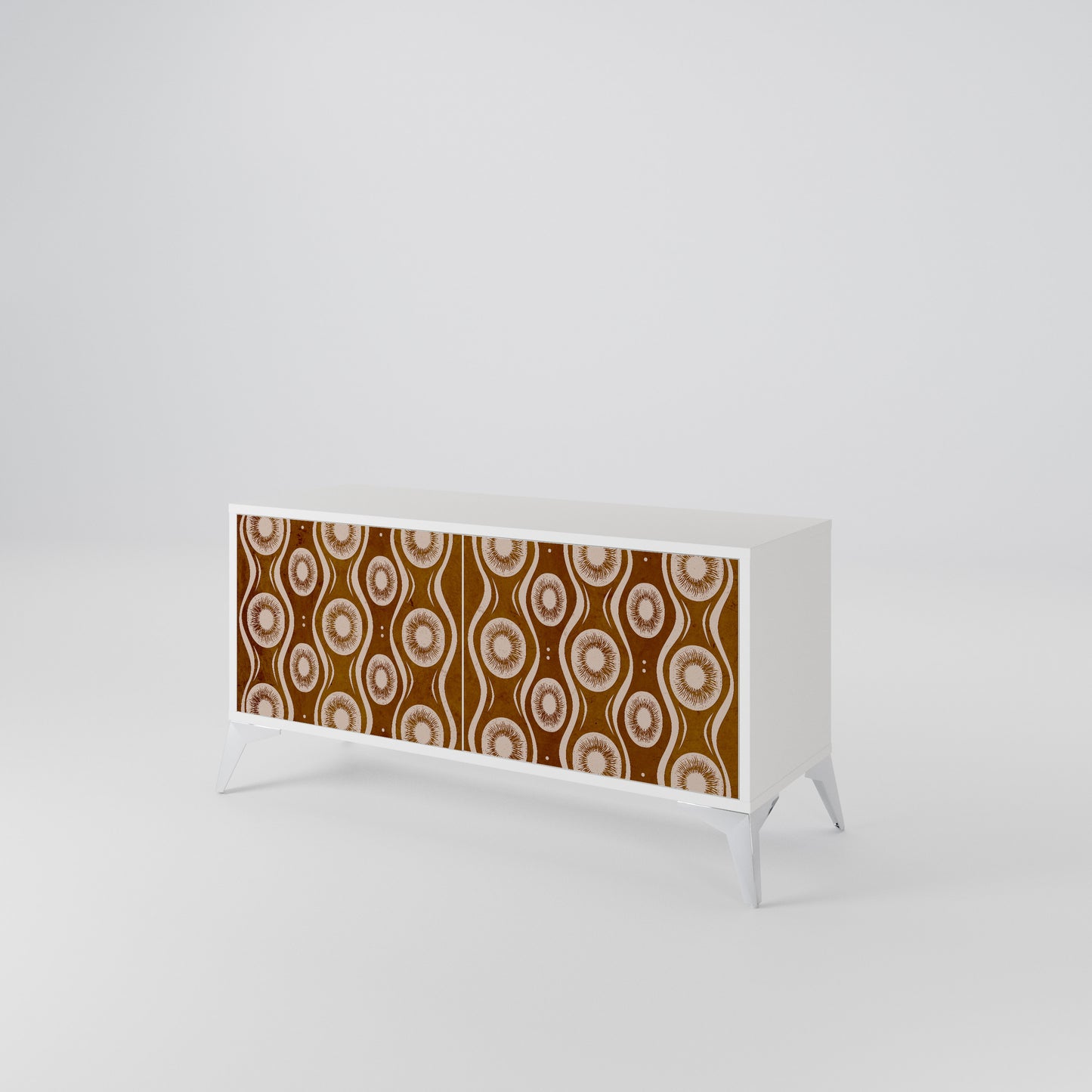 BROWN EYES Compact 2-Door TV Cabinet