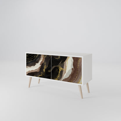 GOLD DUST Mobile TV Compatto a 2 Ante