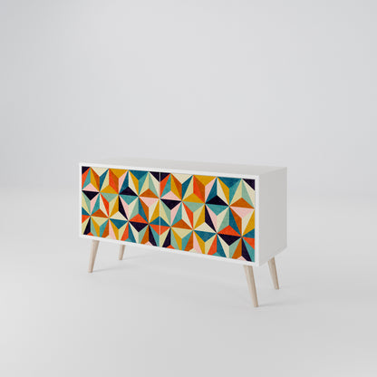TESSELATE TREASURES Compact 2-Door TV Cabinet