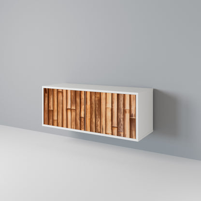 NATURAL WOOD Mobile TV Compatto a 2 Ante