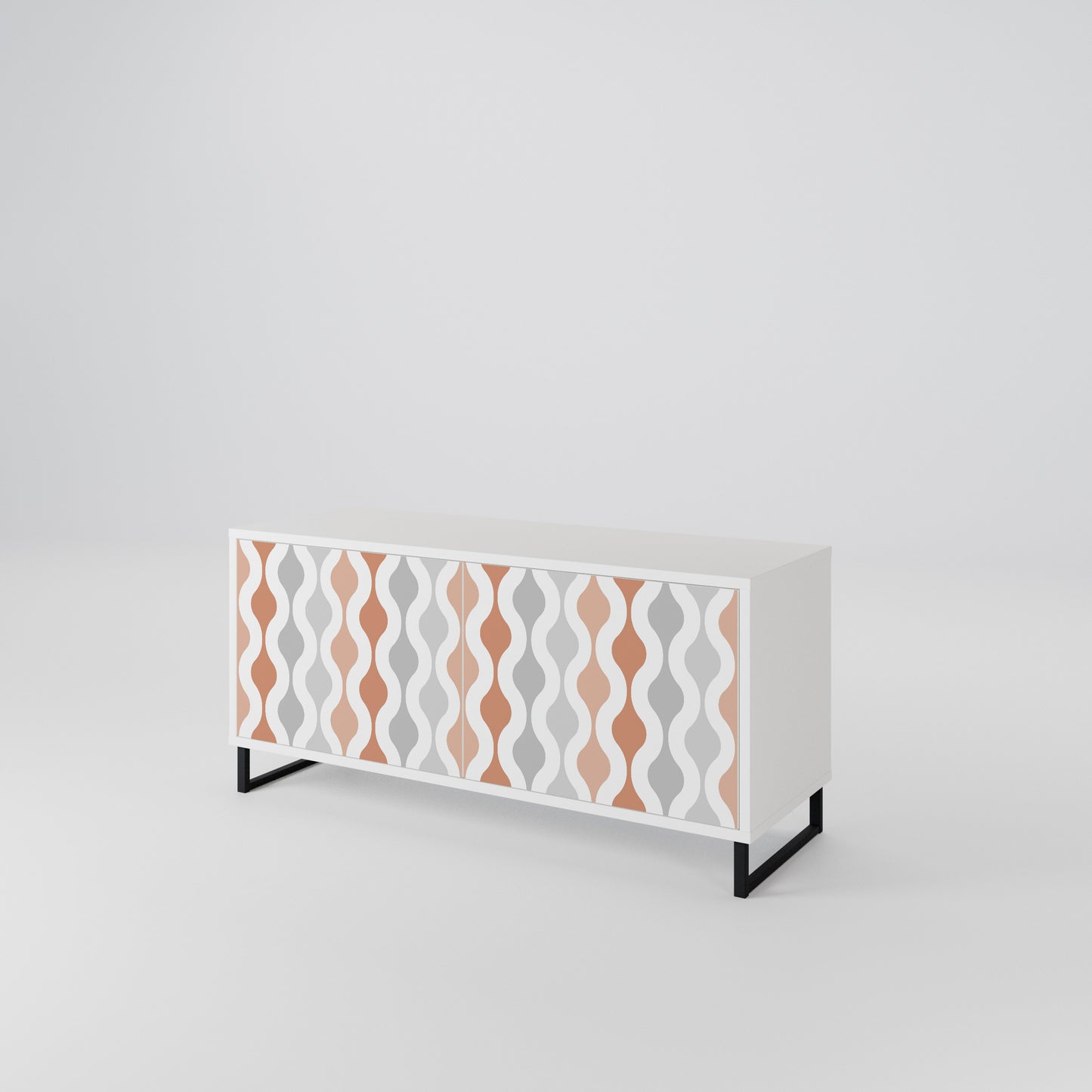 HAZY NOSTALGIA Compact 2-Door TV Cabinet