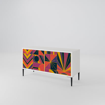 ELECTRIC PATTERNS Mobile TV Compatto a 2 Ante