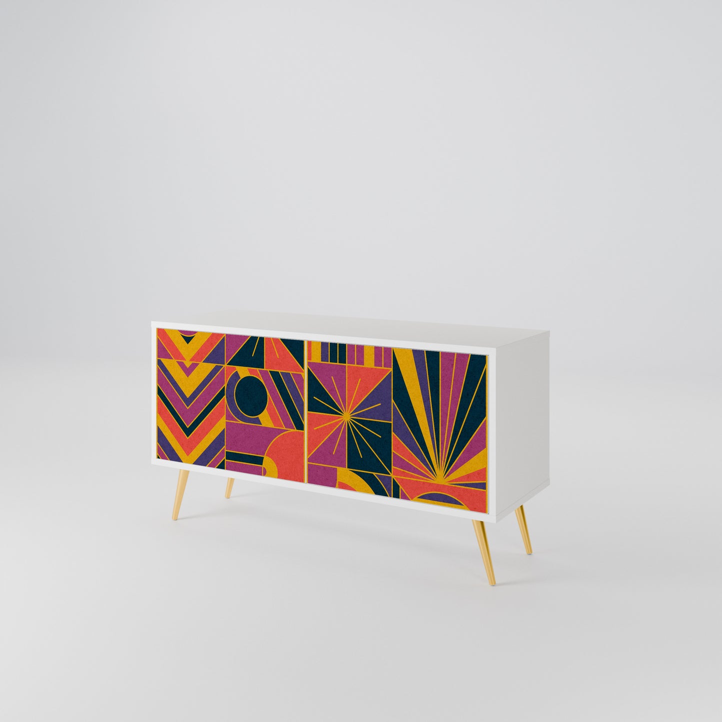 ELECTRIC PATTERNS Mobile TV Compatto a 2 Ante