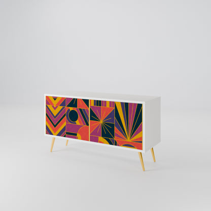 ELECTRIC PATTERNS Mobile TV Compatto a 2 Ante