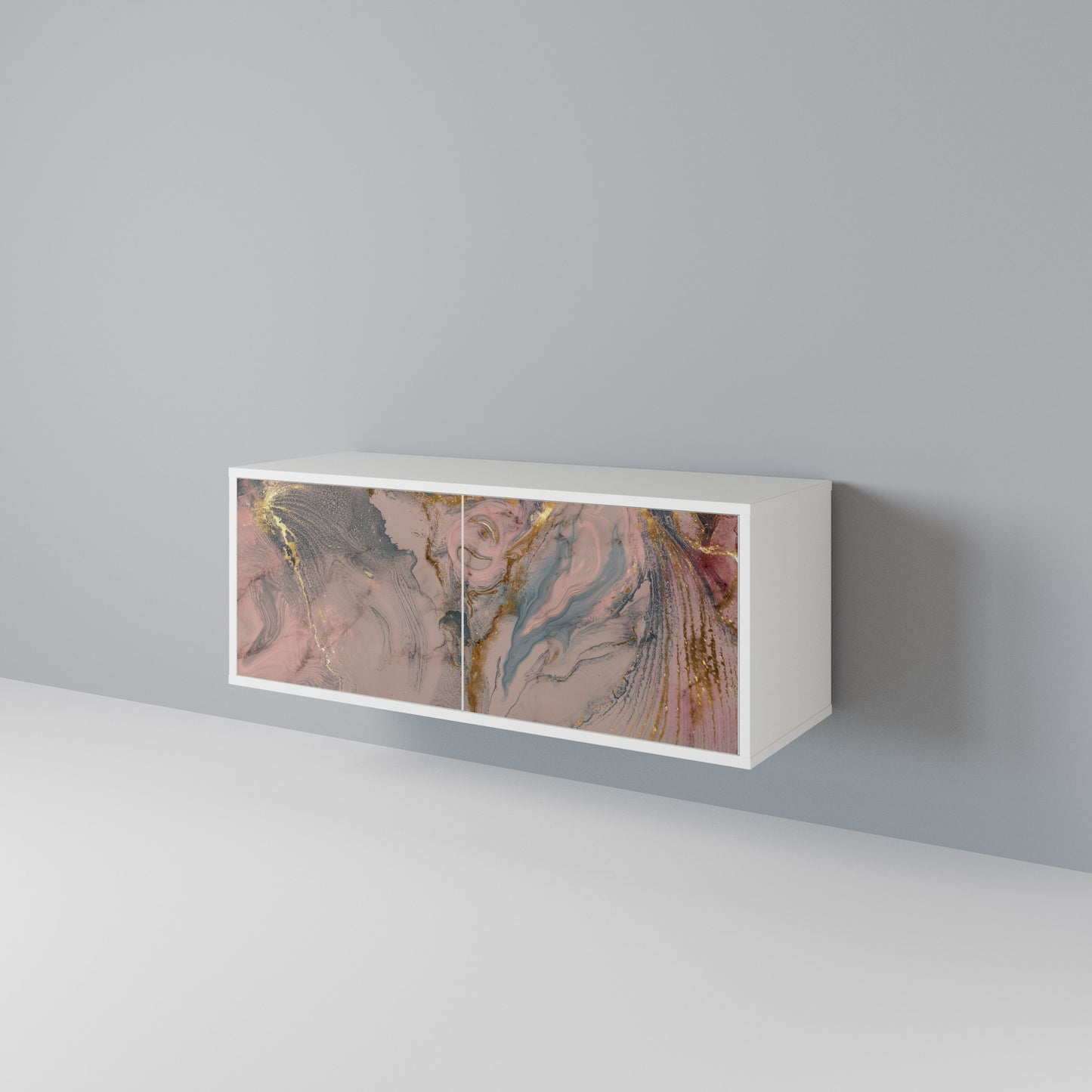 GILDED SWIRLS Mobile TV Compatto a 2 Ante