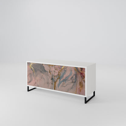 GILDED SWIRLS Mobile TV Compatto a 2 Ante
