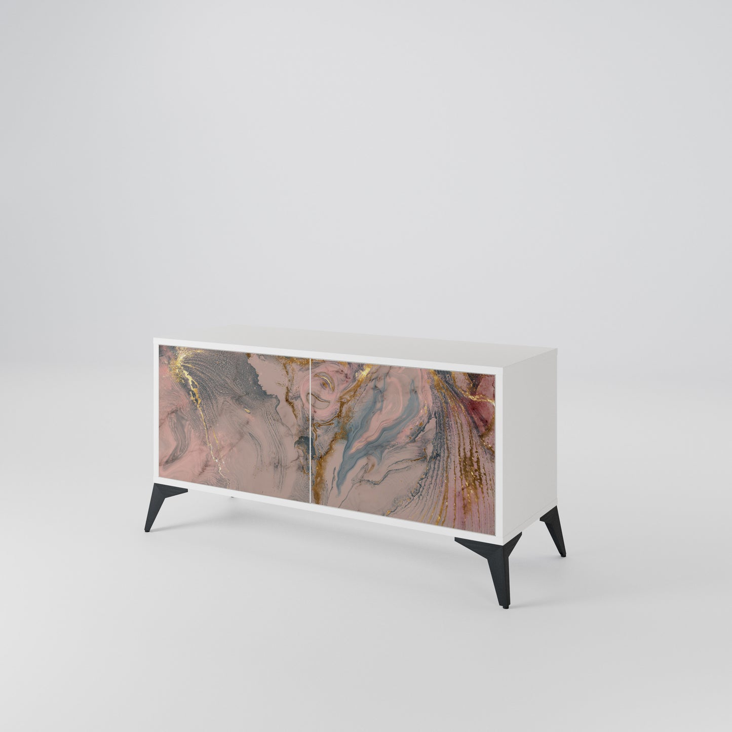 GILDED SWIRLS Mobile TV Compatto a 2 Ante