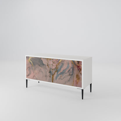 GILDED SWIRLS Mobile TV Compatto a 2 Ante