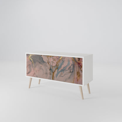 GILDED SWIRLS Mobile TV Compatto a 2 Ante