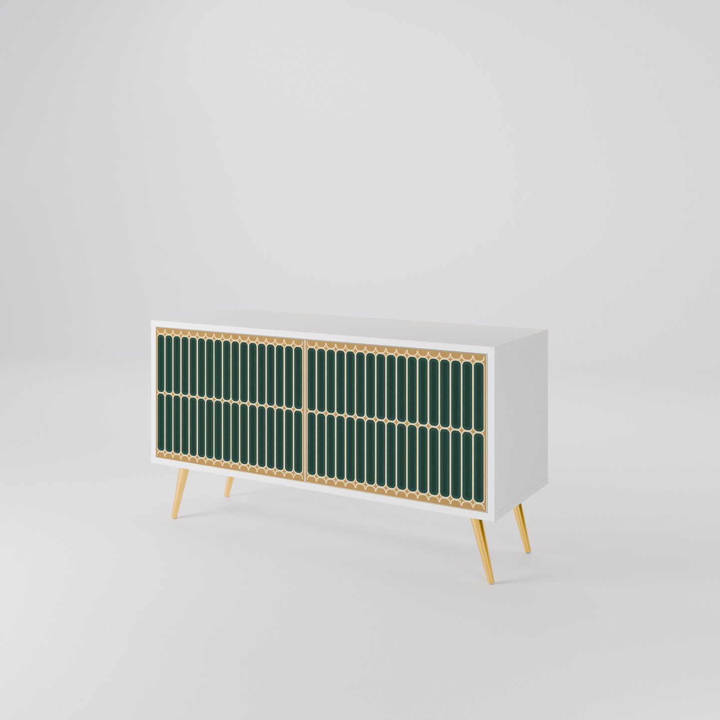 ILUSION GATE Compact 2-Door TV Cabinet