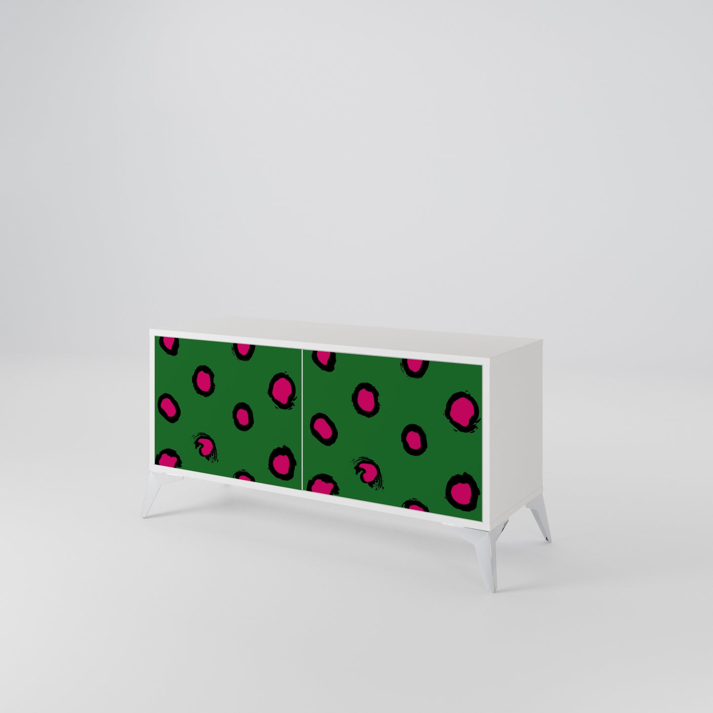 FUNKY SPOTS Compact 2-Door TV Cabinet