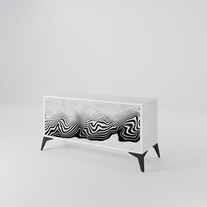 MONOCHROME MIRAGE Mobile TV Compatto a 2 Ante
