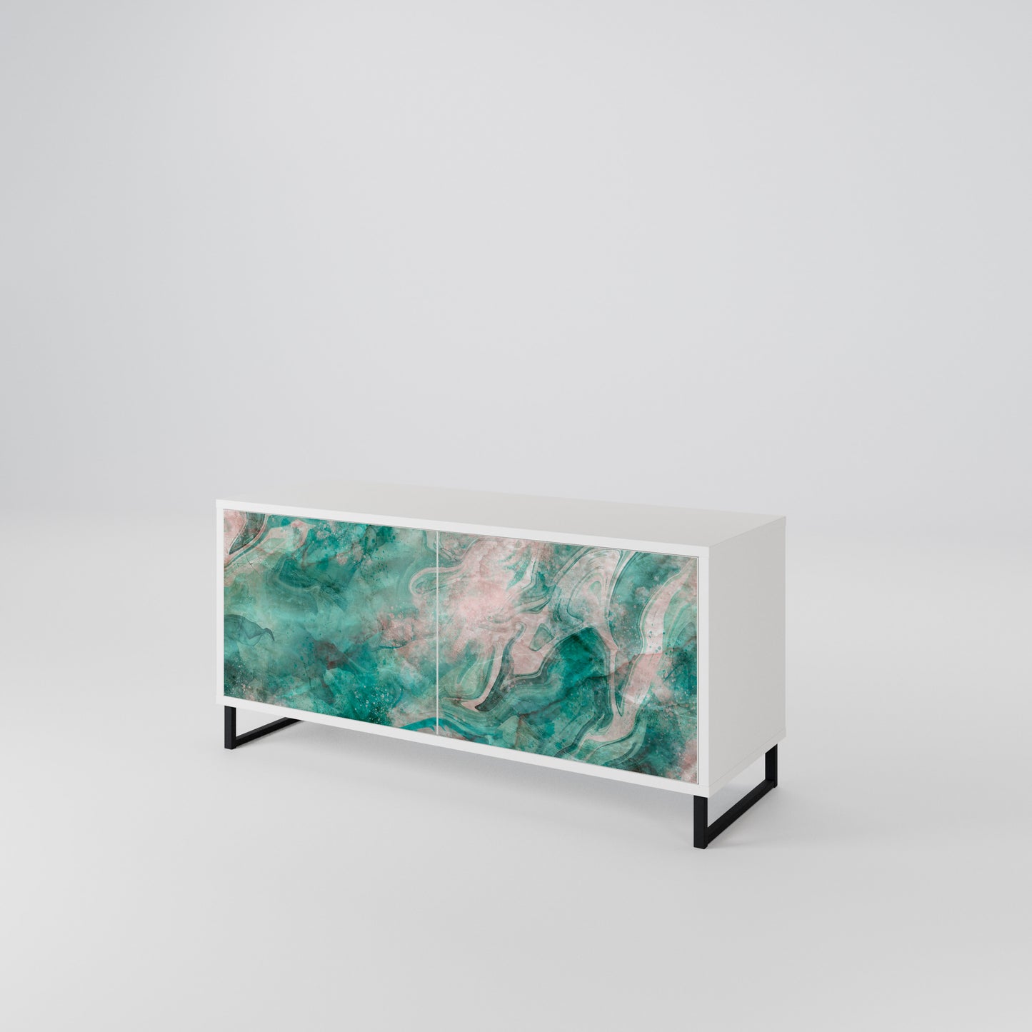 ABSTRACT ALCHEMY Mobile TV Compatto a 2 Ante