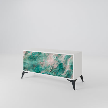 ABSTRACT ALCHEMY Mobile TV Compatto a 2 Ante