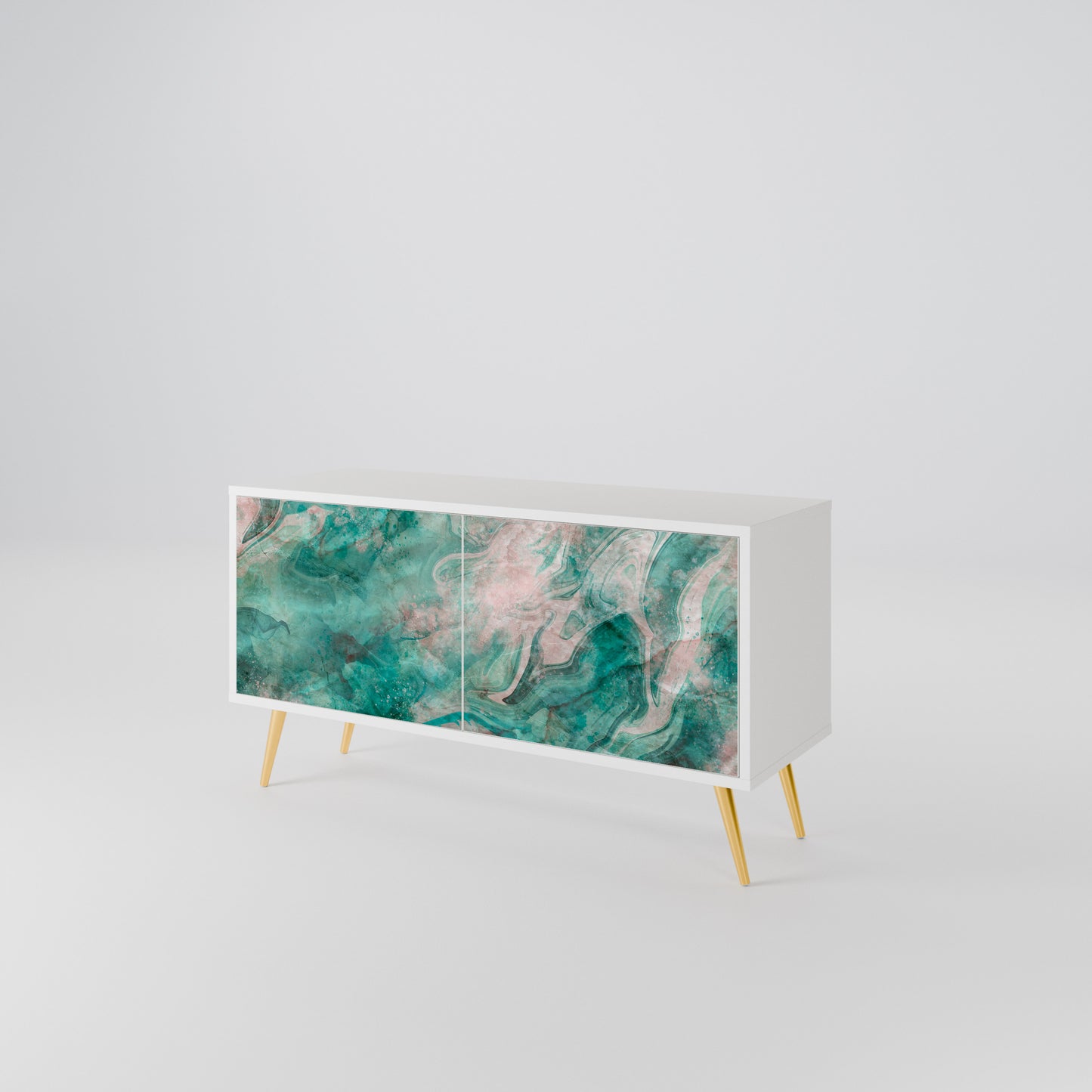 ABSTRACT ALCHEMY Mobile TV Compatto a 2 Ante
