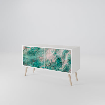 ABSTRACT ALCHEMY Mobile TV Compatto a 2 Ante