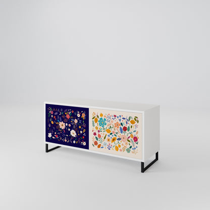 FLORAL COMBINATION Mobile TV Compatto a 2 Ante