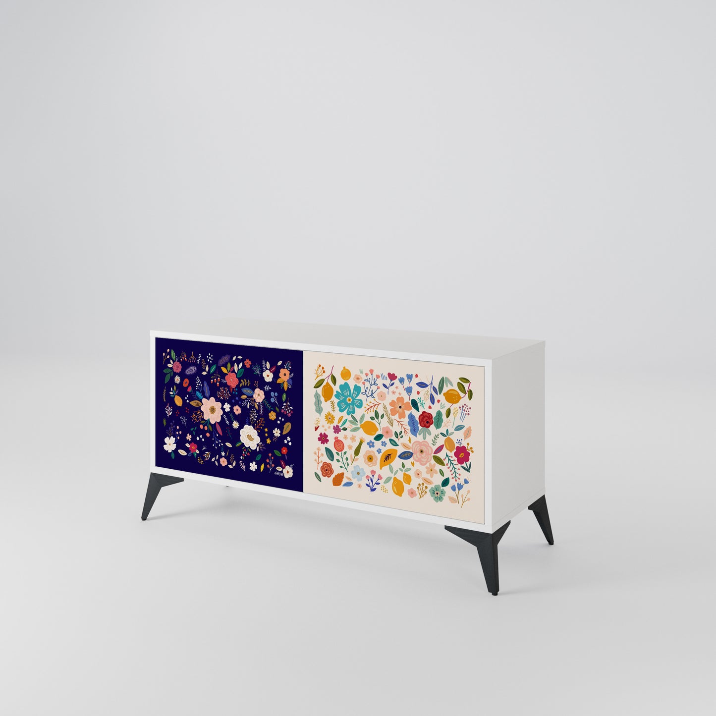 FLORAL COMBINATION Mobile TV Compatto a 2 Ante